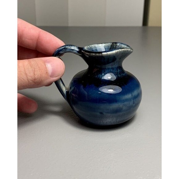 Ineke Canada British Columbia Miniature Signed Pottery Pitcher Jug Vase 2.25" - Picture 2 of 5